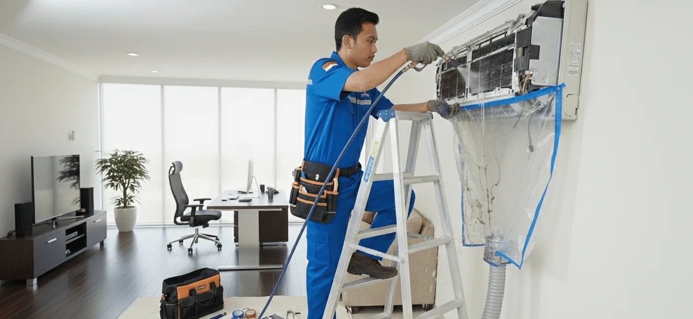 Cuci AC Split - 1.5 - 2 PK
