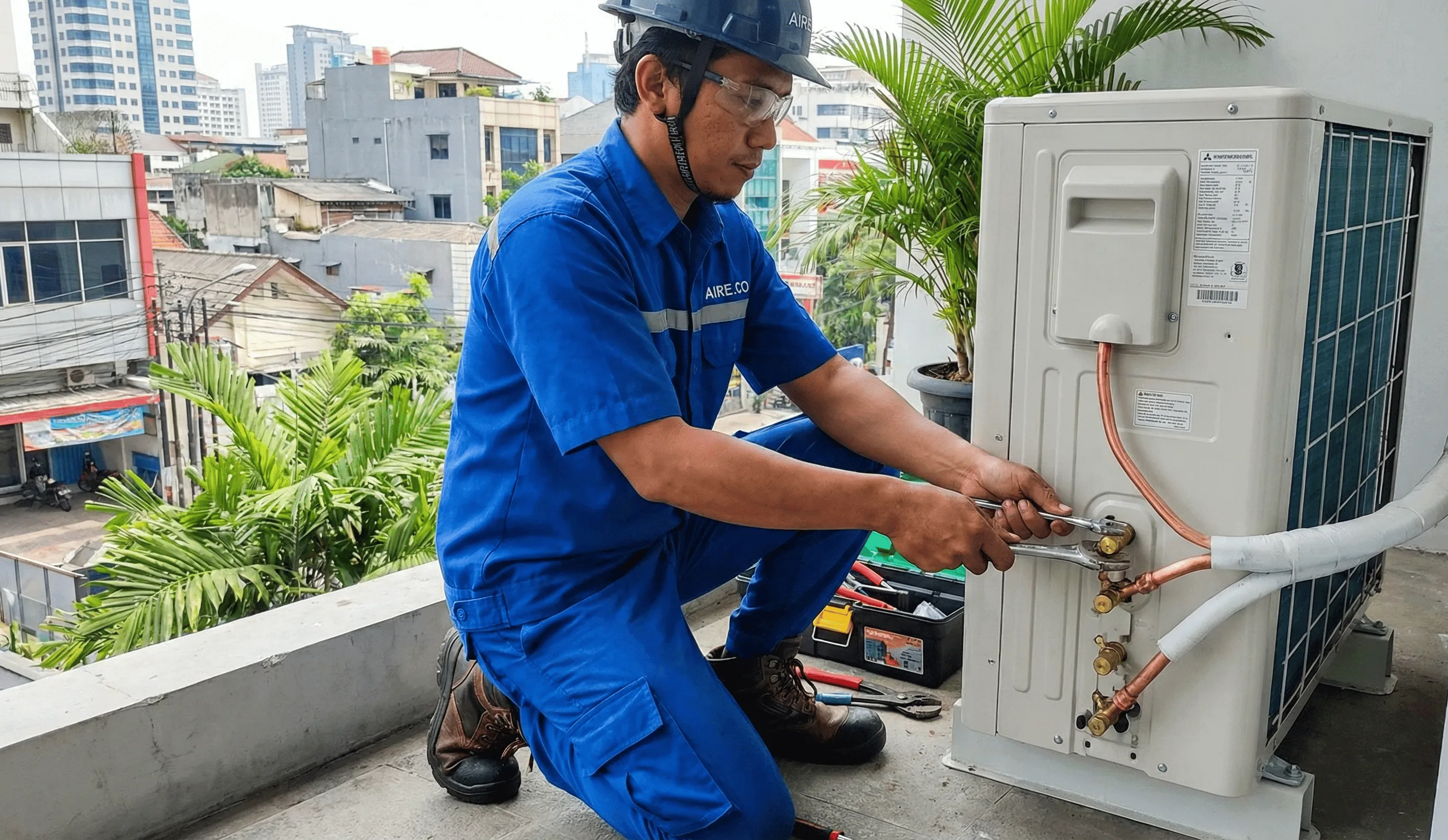Pasang Outdoor AC 0,5-1 PK