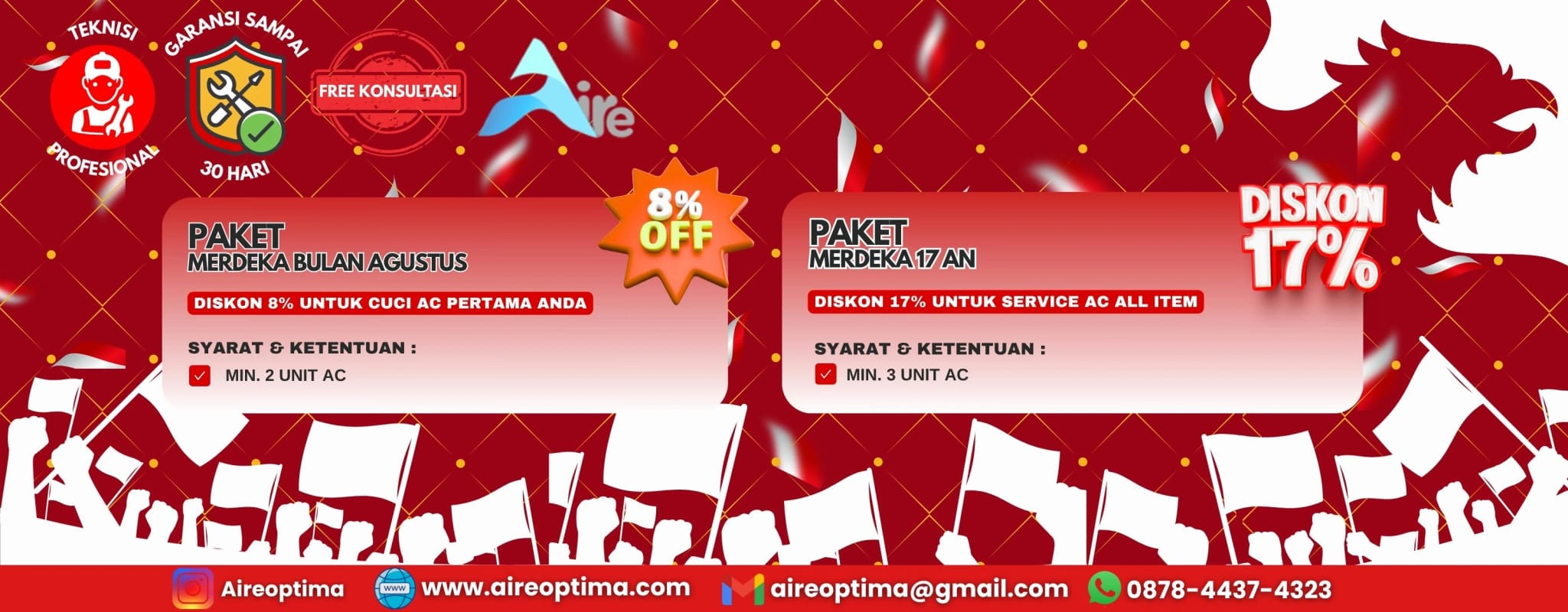 Service AC Surabaya Profesional Bergaransi - Aireoptima